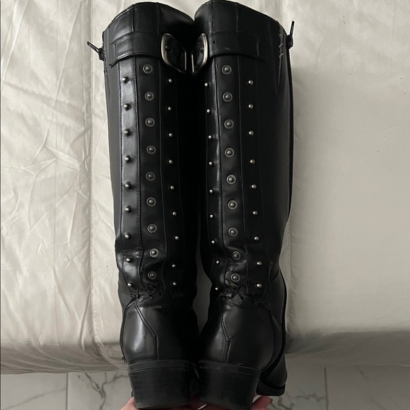 Black Knee-High Boots - Picture 3 of 8